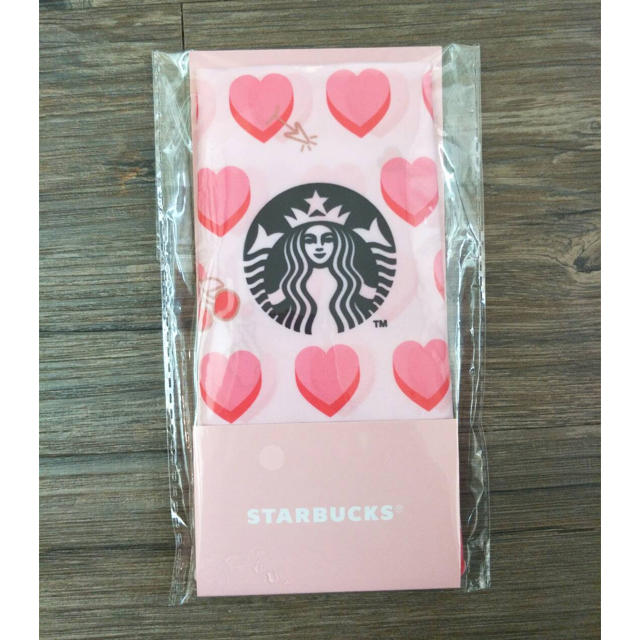 Starbucks Coffee(スターバックスコーヒー)のスターバックス ドリンクホルダー バック 台湾 ピンク バレンタイン 新品   レディースのバッグ(トートバッグ)の商品写真