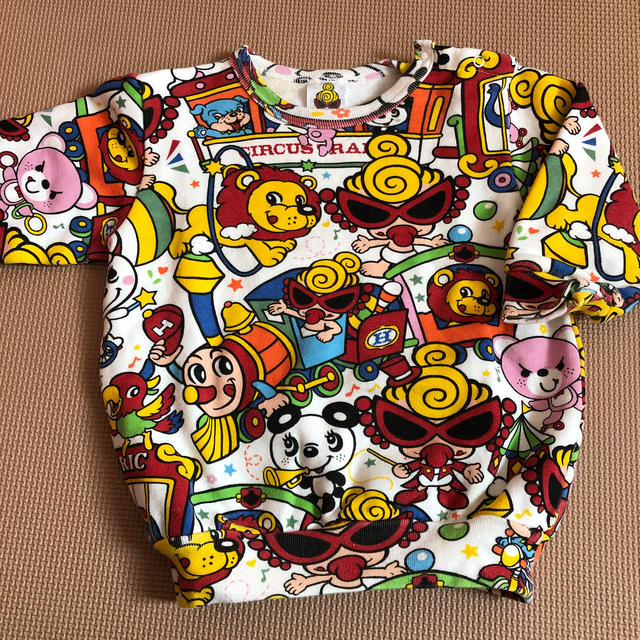 HYSTERIC MINI(ヒステリックミニ)の裏毛トレーナー 80 キッズ/ベビー/マタニティのベビー服(~85cm)(トレーナー)の商品写真