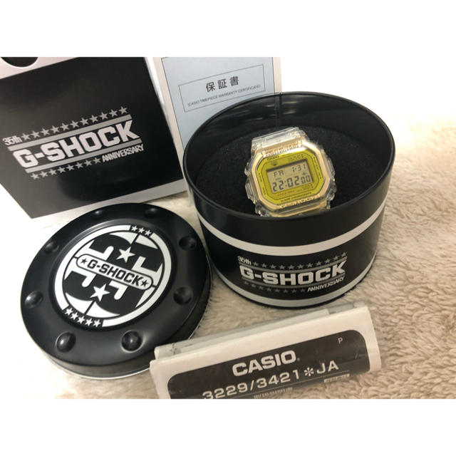 G-SHOCK(ジーショック)のG-SHOCK DW-5035E-7JR 35周年 クリア スケルトン 透明 メンズの時計(腕時計(デジタル))の商品写真