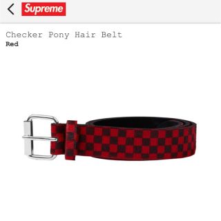 シュプリーム(Supreme)の新品 Supreme belt ハラコ(ベルト)