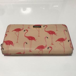 ケイトスペードニューヨーク(kate spade new york)の【値下げ】長財布　ケイトスペード　フラミンゴ(長財布)