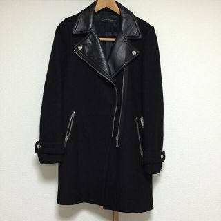 ザラ(ZARA)のZARA ライダース風ロングコート(ロングコート)