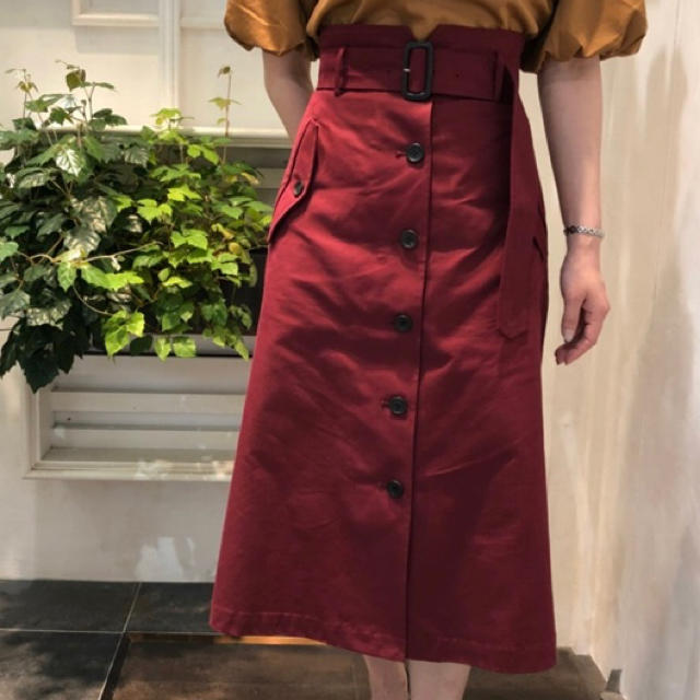 LOUNIE(ルーニィ)のLOUNIEルーニィ　トレンチスカート レディースのスカート(ひざ丈スカート)の商品写真