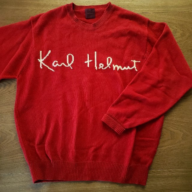 Karl Helmut - Karl Helmut カールヘルム 綿ニット セーターの通販 by ぽん's shop|カールヘルムならラクマ