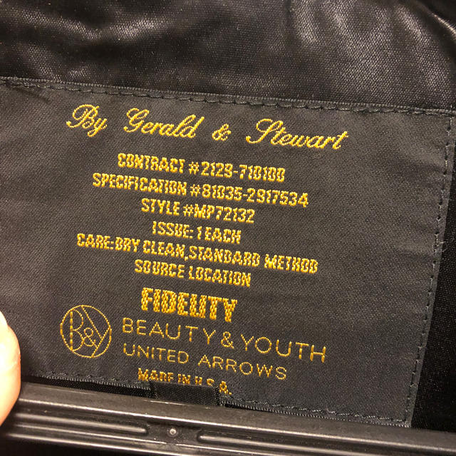 BEAUTY&YOUTH UNITED ARROWS(ビューティアンドユースユナイテッドアローズ)のFIDELITY ❌BYコラボPコート レディースのジャケット/アウター(ピーコート)の商品写真