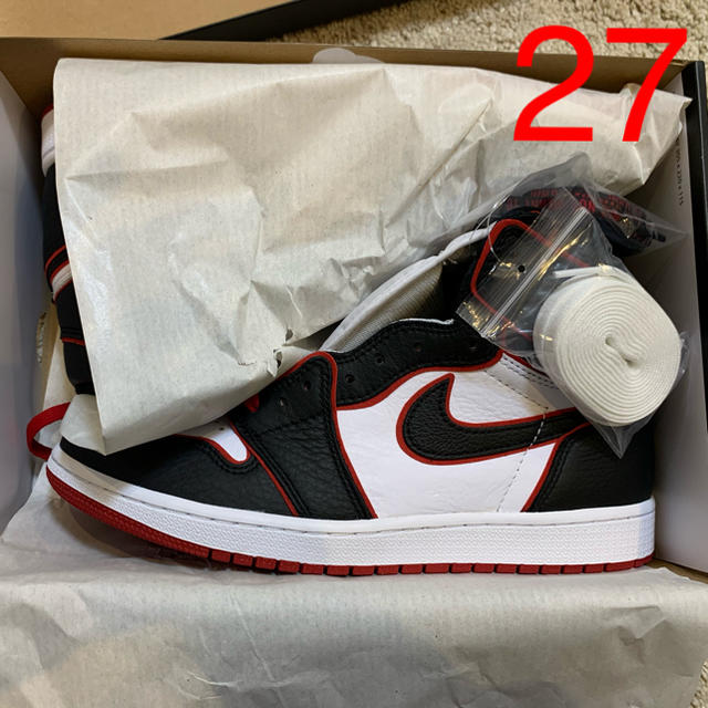 Nike air Jordan 1 high og bloodline 27cm