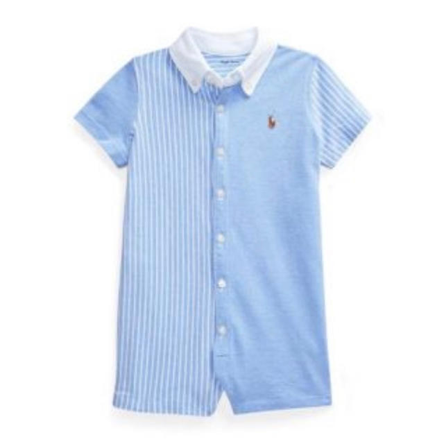 Ralph Lauren(ラルフローレン)の【値下】ラルフローレン ショートオール 6M キッズ/ベビー/マタニティのベビー服(~85cm)(カバーオール)の商品写真