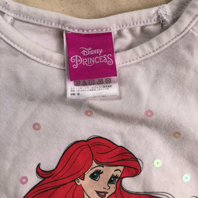 Disney(ディズニー)のトップススカートSET(Disney princessアリエル) キッズ/ベビー/マタニティのキッズ服女の子用(90cm~)(その他)の商品写真