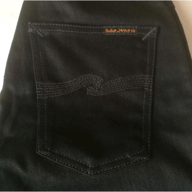 Nudie Jeans(ヌーディジーンズ)のnudie jeans ヌーディージーンズ GRIM TIM ブラック メンズのパンツ(デニム/ジーンズ)の商品写真