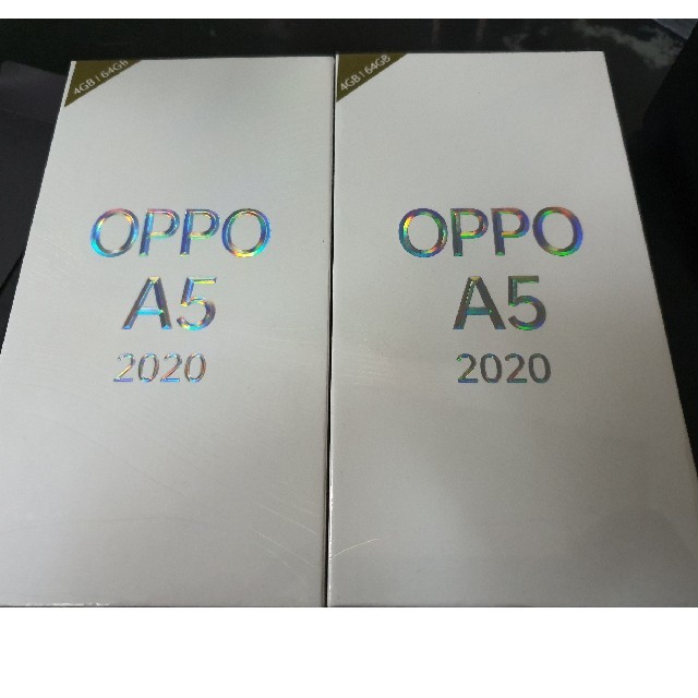 ANDROID(アンドロイド)のOPPO A5 2020 2台 スマホ/家電/カメラのスマートフォン/携帯電話(スマートフォン本体)の商品写真