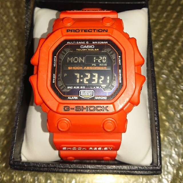 CASIO  G-SHOCK   GXW-56-4JF  レスキューオレンジ時計