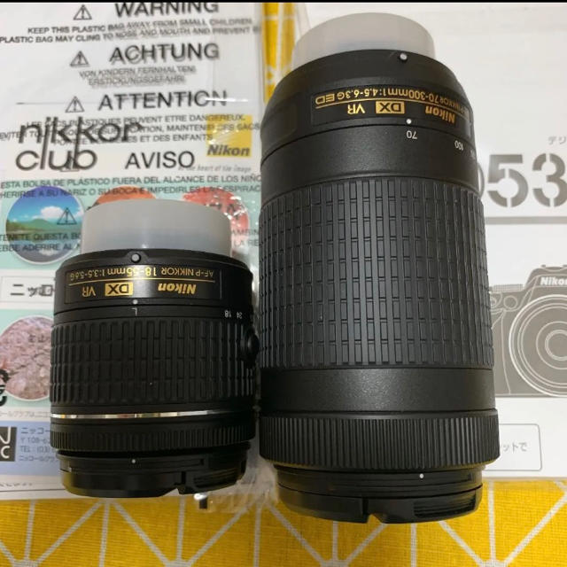 Nikon(ニコン)のNikon D5300 AF-Pダブルズームキット スマホ/家電/カメラのカメラ(デジタル一眼)の商品写真