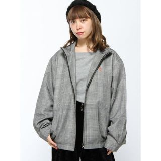 エックスガール(X-girl)のすみっコぐらし様専用　PLAID STAND COLLAR JIP JACKET(ブルゾン)