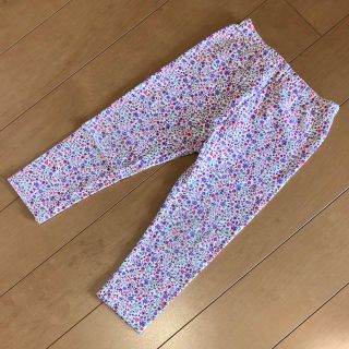 ユニクロ(UNIQLO)のサイズ 90＊花柄レギンス＊ユニクロ(パンツ/スパッツ)