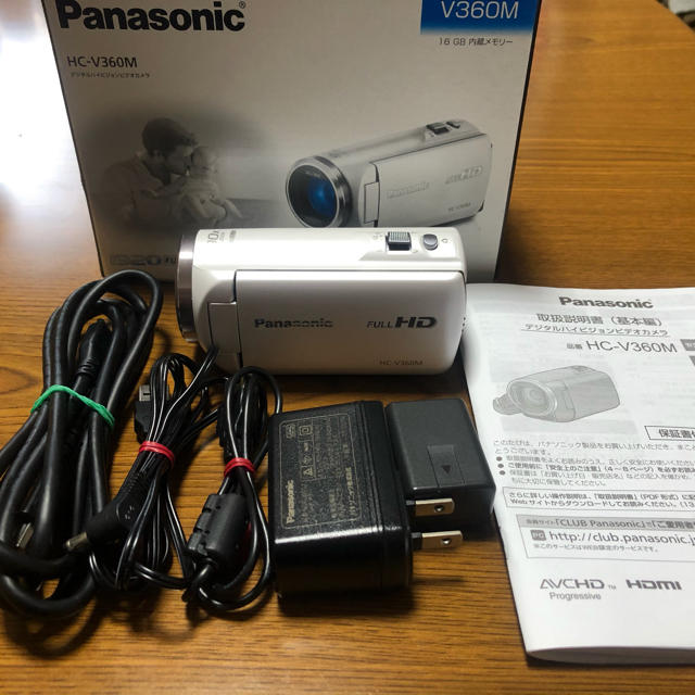 Panasonic デジタルハイビジョンビデオカメラ HC-V360M