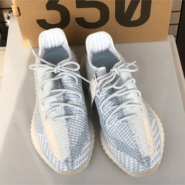 メンズ【新品】adidas YEEZY BOOST cloud white