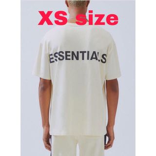 フィアオブゴッド(FEAR OF GOD)の【ESSENTIALS】リフレクティブ ロゴ Tシャツ　XSサイズ(Tシャツ/カットソー(半袖/袖なし))