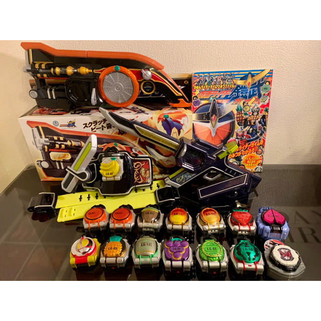 仮面ライダー鎧武 DX火縄大橙DJ銃 戦極ドライバー 無双セイバー ロック