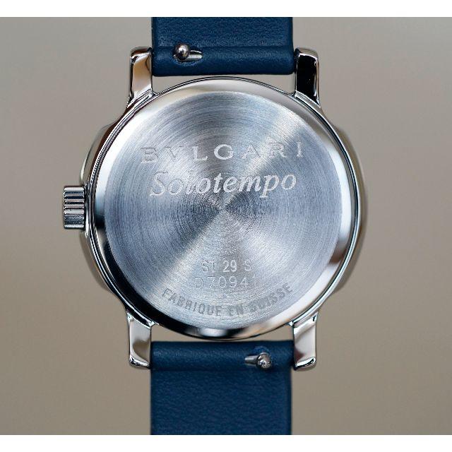 BVLGARI(ブルガリ)の美品 ブルガリ ソロテンポ ST29 ブルー レディース Bvlgari レディースのファッション小物(腕時計)の商品写真