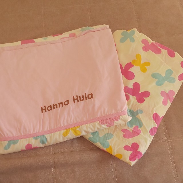 「専用」ハンナフラ キッズ 掛け、敷き布団カバーセット キッズ/ベビー/マタニティの寝具/家具(シーツ/カバー)の商品写真