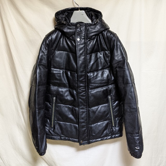LEGENDAレジェンダ レザーダウンジャケット 売り切れ必至! 10270円 ogawask.com