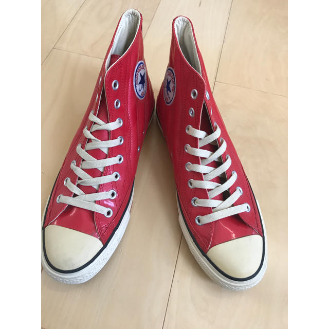 CONVERSE(コンバース)の値下げしました！コンバース☆オールスター　ハイカットスニーカーレッド メンズの靴/シューズ(スニーカー)の商品写真