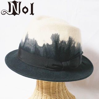 カシラ(CA4LA)のNol(ノル) 手染めグラデーションフェルトハット Mサイズ(ハット)