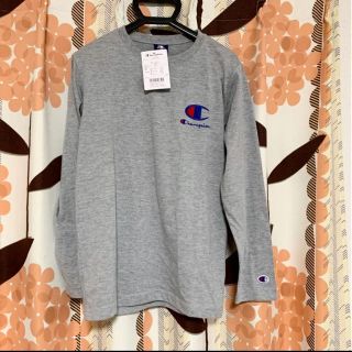 チャンピオン(Champion)のChampion チャンピオン　長袖Tシャツ　長袖　ロンT グレー　160(Tシャツ(長袖/七分))