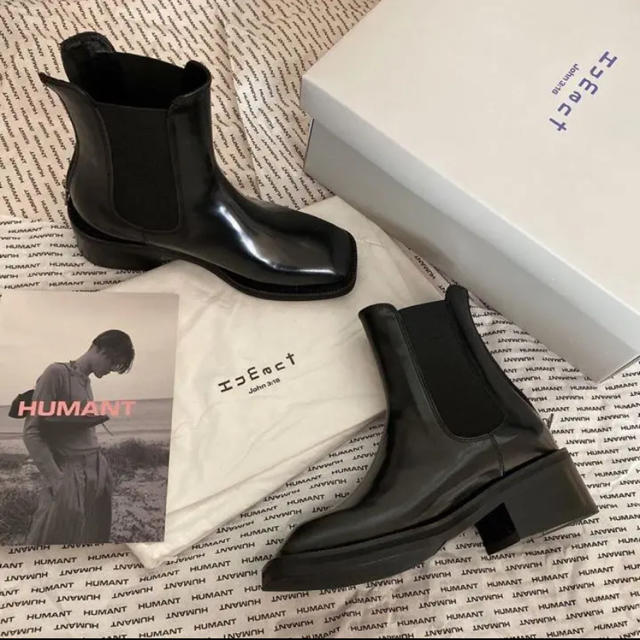 Maison Martin Margiela(マルタンマルジェラ)のHumant Stephen noble_black(Gloss) メンズの靴/シューズ(ブーツ)の商品写真