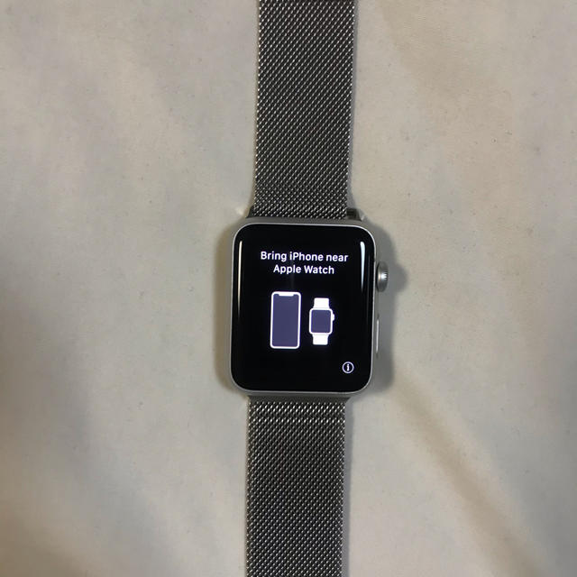 AppleWatch Series1(第2世代)42mm シルバーアルミニウム