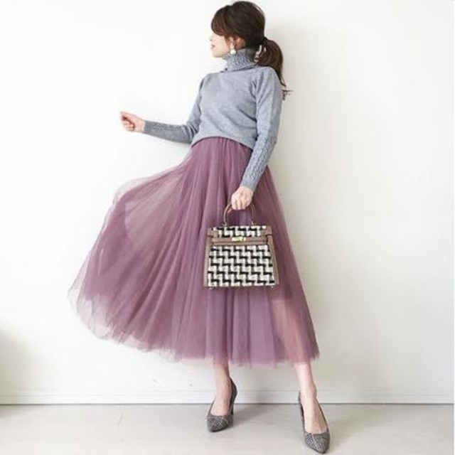 fifth(フィフス)のfifth チュールスカート レディースのスカート(ロングスカート)の商品写真