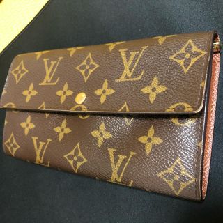 ルイヴィトン(LOUIS VUITTON)のルイヴィトン　ポルトフォイユ・サラ　モノグラム　長財布　カード入れ有り(財布)