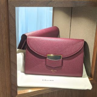 旧ロゴ【新品・超希少】CELINE トロッター ミディアム お財布 フィービー-
