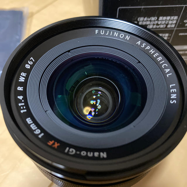 富士フイルム(フジフイルム)のしろまる様専用　Fujifilm xf 16mm f1.4 R 富士フィルム スマホ/家電/カメラのカメラ(レンズ(単焦点))の商品写真