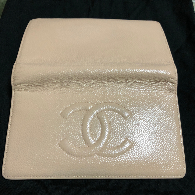 CHANEL(シャネル)のまゆ様専用☆CHANEL長財布/ピンクベージュ レディースのファッション小物(財布)の商品写真