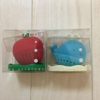 アフタヌーンティー(AfternoonTea)のティーストレーナー　りんご　くじら(テーブル用品)