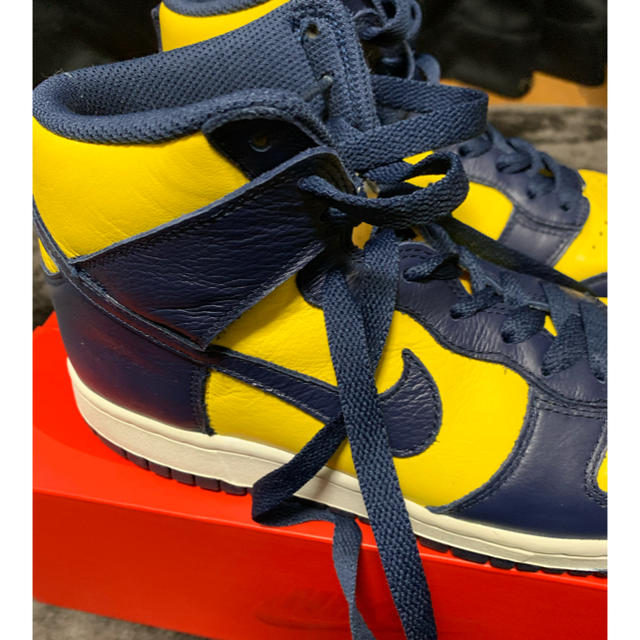 NIKE(ナイキ)のNIKE dunk high Michigan メンズの靴/シューズ(スニーカー)の商品写真