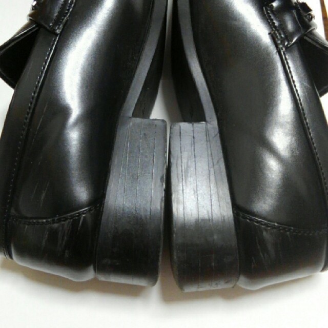 【お値下げ】25.5cm 黒ビジネスシューズ メンズの靴/シューズ(ドレス/ビジネス)の商品写真