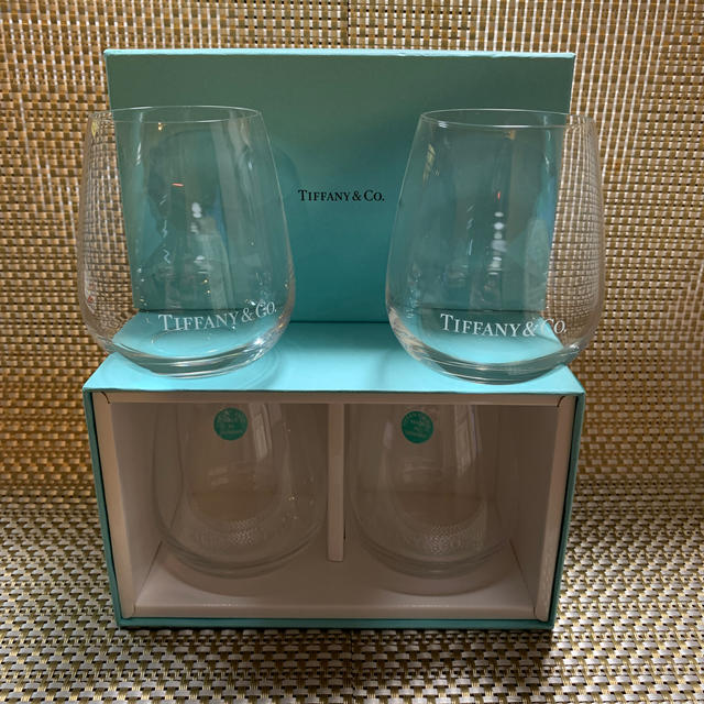 Tiffany グラス 4つセット 新品未使用