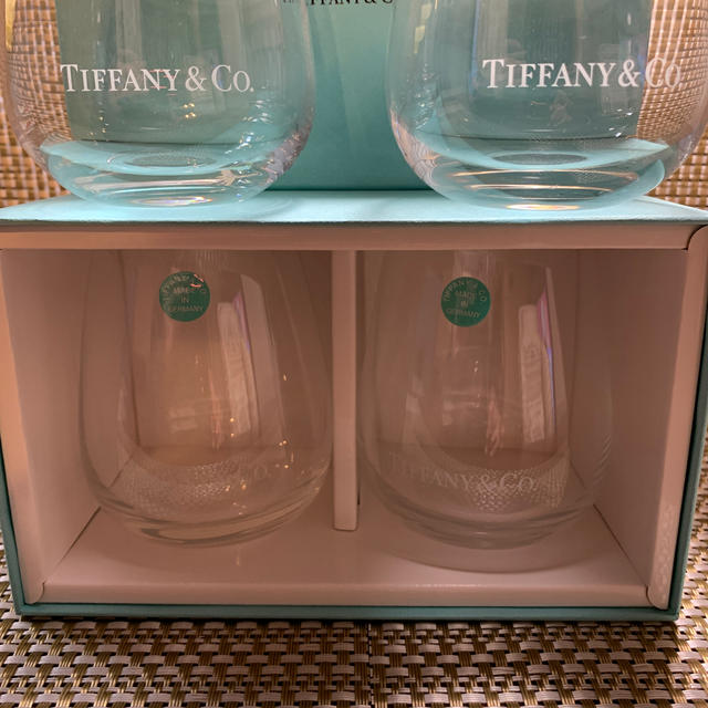 Tiffany & Co.(ティファニー)のTiffany グラス 4つセット 新品未使用 インテリア/住まい/日用品のキッチン/食器(食器)の商品写真