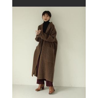 トゥデイフル(TODAYFUL)のtodayful Over Check Coat 36(ロングコート)