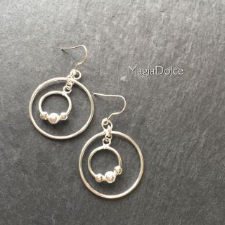 アダムエロぺ(Adam et Rope')の5402◉silver925刻印入り フープピアス シルバーピアス 大人可愛い(ピアス)