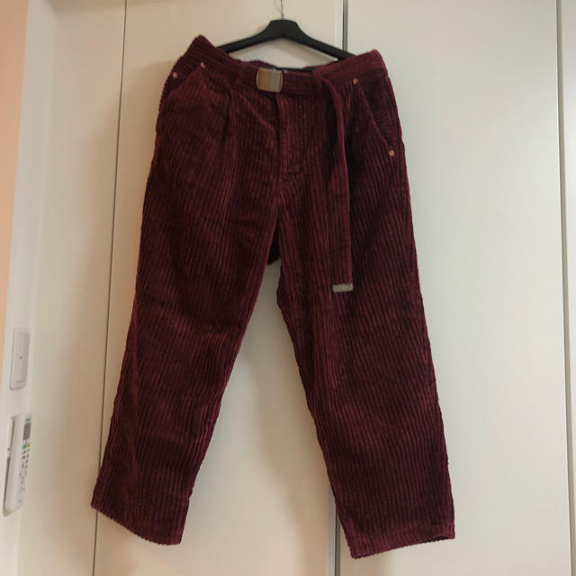 パンツdoublet 18aw corduroy oversized trouser