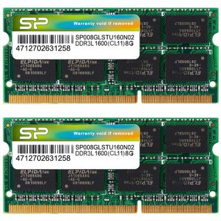 シリコンパワー DDR3L1600 PC3L-12800 8GB×2枚 16GB(PCパーツ)