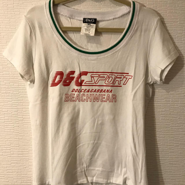 D&G(ディーアンドジー)の古着 中古 ドルチェ＆ガッパーナ Tシャツ イタリア製 レディースのトップス(Tシャツ(半袖/袖なし))の商品写真