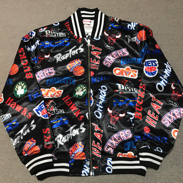 39s80mitchell&ness  NBA チームロゴジャケット