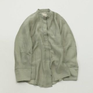 トゥデイフル(TODAYFUL)のTODAYFUL  Standcollar Silkete Shirts (シャツ/ブラウス(長袖/七分))