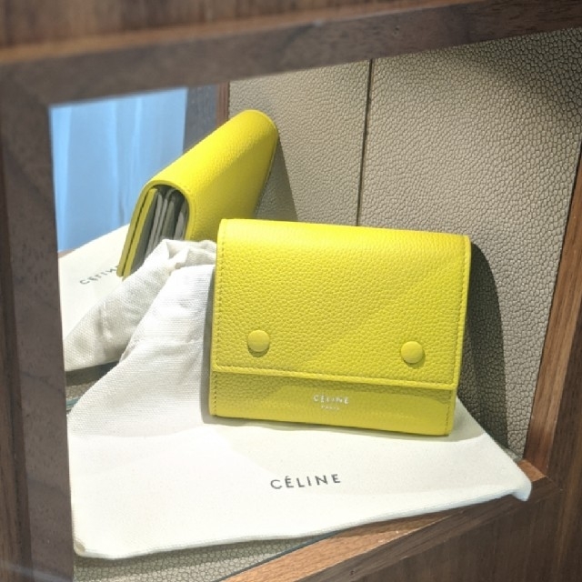 celine - 旧ロゴ【新品・希少】CELINE Small Folded ミニ財布 フィービー