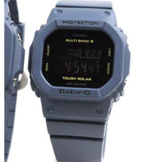 ベビージー(Baby-G)の 【美品】ソーラー 電波時計 G－SHOCK BABY-G ネイビー　(腕時計)