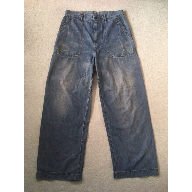 45rpm - 45rpm wide denim pantsの通販 by used_boy's shop ｜フォーティーファイブアールピーエム